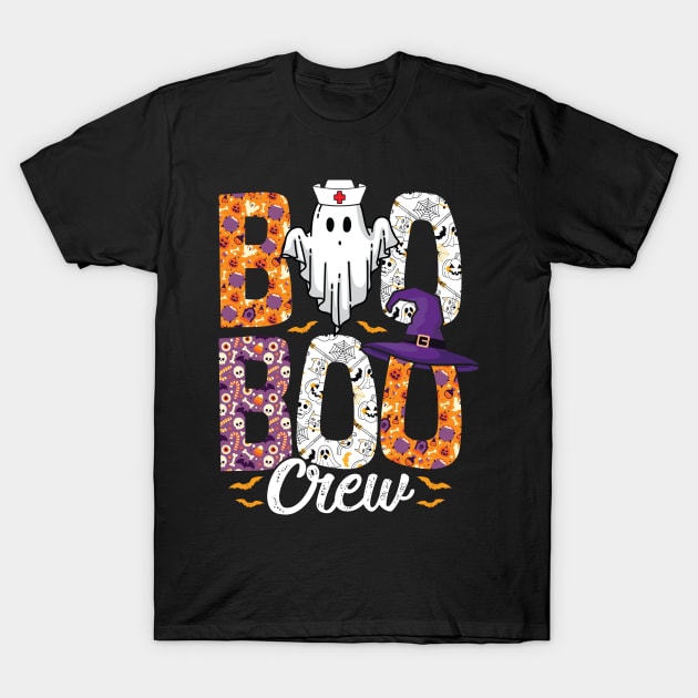 Boo Boo Crew Nurse Shirts Halloween Nurse Shirts for Women T-Shirt by mo designs 95